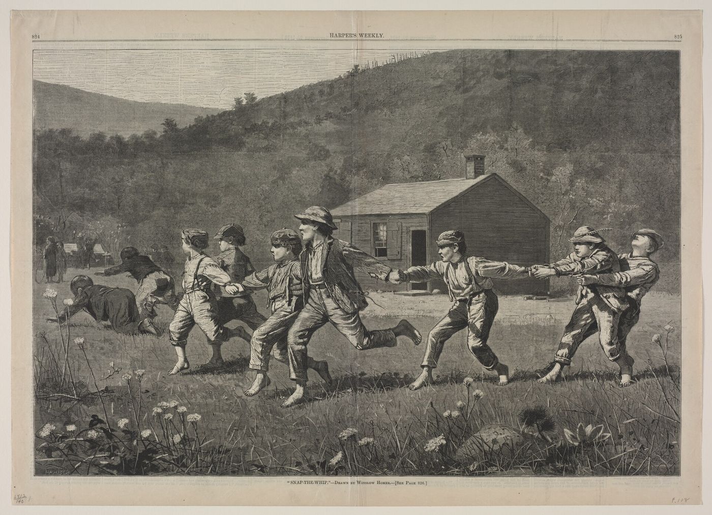 Winslow Homer, Snap the Whip — play as serious business